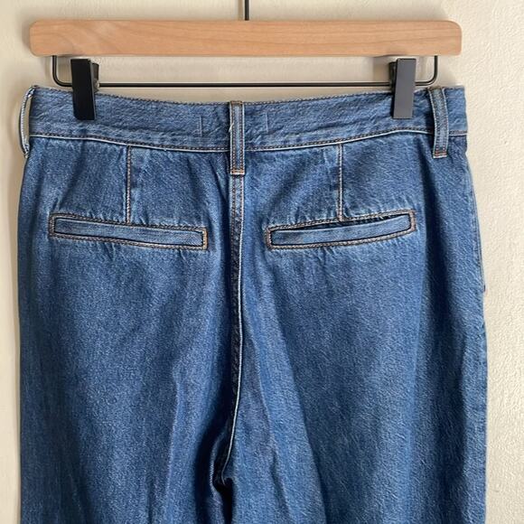 Madewell The Harlow Wide-Leg Baggy Straight Jean in Fairson Wash - Picture 9 of 16